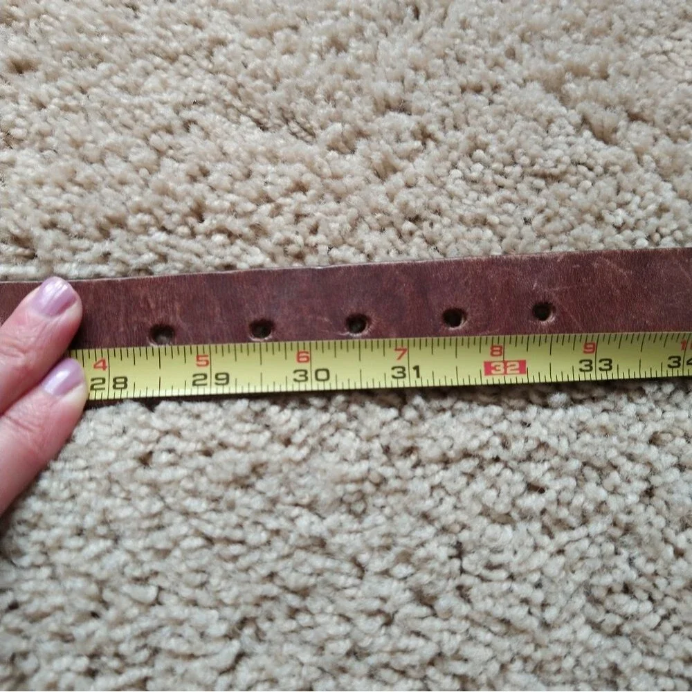 GUESS Logo Leather Belt